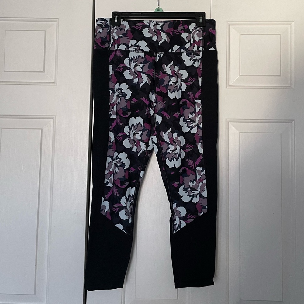 SKECHERS ROSE PRINT WOMENS ATHLETIC LEGGINGS